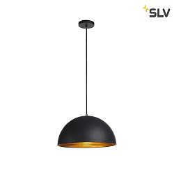 Pendant luminaire  FORCHINI M PD-2 40 cm, black / gold