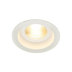 LED Recessed luminaire CONTONE ROUND Downlight, adjustable, white, IP44