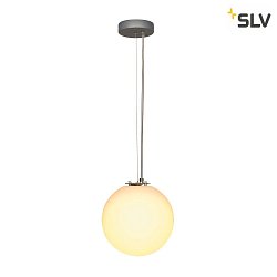 Luci a sospesione ROTOBALL 25 PD piccolo, rotondo, con diffusore E27 IP20, argento-grigio dimmerabile