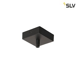 Accessories Ceiling canopy for GLENOS Pendant luminaire, 8,5x8,5x2,7cm, with strain relief, matt black