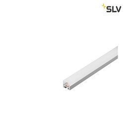 ALUMINIUM PROFILE for LED-Strips with cover, square, 1m, alu anodized