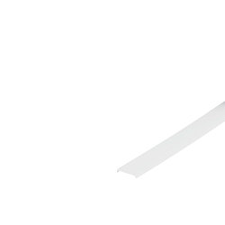 GLENOS Acrylabdeckung, flach, fr Profi-Profil 2609-100, wei, 1m