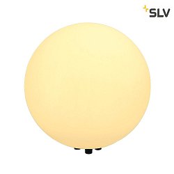 Outdoor luminaire ROTOBALL Ball luminaire, white, E27, with switch, IP44,  50 cm