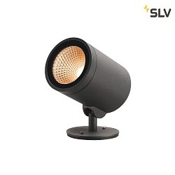 Faretto da esterno HELIA SPOT L con spina, dimmerabile, rotazione cardanica IP66, antracite dimmerabile