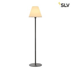 Luce con piedistallo ADEGAN E27 IP54, antracite, Bianco