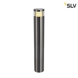 Outdoor luminaire VAP 100 floor lamp, round, stainless steel 304, E27, height 100cm