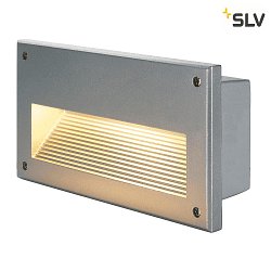 Wall recessed luminaire BRICK DOWNUNDER E14 silver grey