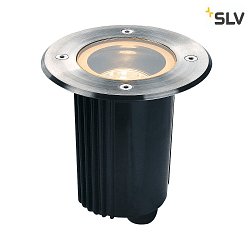 Outdoor luminaire DASAR 115 GU10 Recessed luminaire, Stainless steel cover round