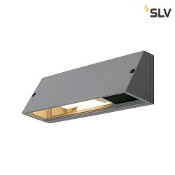 Lampada da parete PEMA SQUARE E27 IP44, Argento-grigio