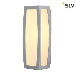 Applique da esterno MERIDIAN BOX E27 IP54, Argento-grigio dimmerabile