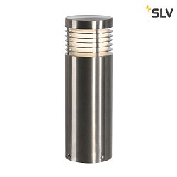 Luce con piedistallo VAP SLIM E27 IP44, Acciaio inossidabile