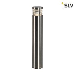 Luce con piedistallo VAP SLIM E27 IP44, Acciaio inossidabile