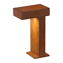 Outdoor Stehleuchte RUSTY PATHLIGHT, IP44, Hhe 40cm, GX53 TCR-TSE max. 9W, FeCSi-Stahl gerostet