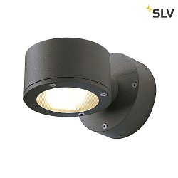 Outdoor Wandleuchte SITRA WALL, IP44, GX53 TCR-TSE max. 9W, starr, Anthrazit