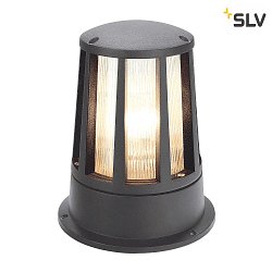 Lampada base CONE cablato attraverso, conico E27 IP54, antracite dimmerabile