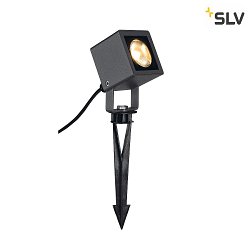 Outdoor LED spot NAUTILUS 10 CUBE, IP65 IK04, 9W 3000K 520lm 45, anthracite