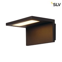 LED Auenleuchte ANGOLUX WALL Wandleuchte, 120, SMD LED, 3000K, IP44, anthrazit