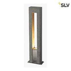 Lampadaire dextrieur ARROCK ARC GU10 haut, angulaire GU10 IP44, acier inoxydable, gris, sel et poivre gradable