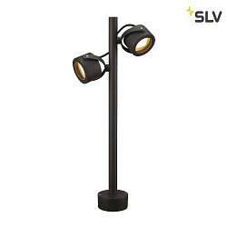 Outdoor Floor luminaire SITRA 360 SL, Double Light, IP44, 2x GX53 TCR-TSE max. 9W, rotatable, swivelling, anthracite