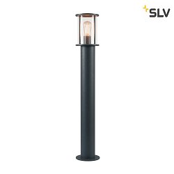 Wege- und Outdoor Standleuchte PHOTONIA, IP55 IK03, E27, Anthrazit / Glas klar