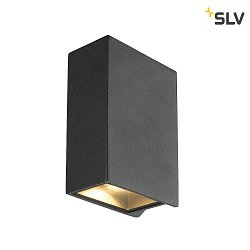 Luminaire mural QUAD 2 XL angulaire IP44, anthrazit