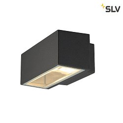 Wandleuchte BOX R7S, eckig,  R7s, max. 80W,, anthrazit