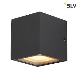 Outdoor Wall luminaire SITRA CUBE, UP/DOWN, IP44, 2x GX53 TCR-TSE max. 9W, anthracite