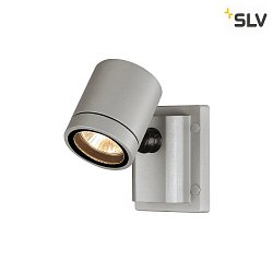 Wall luminaire NEW MYRA WALL Outdoor luminaire, GU10, max. 50W, IP55, silver grey