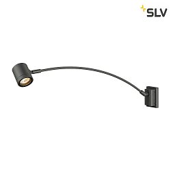 Luce del display MYRA DISPLAY CURVE 1-Lampadina, ruotabile, con braccio articolato, inclinabile GU10 IP55, antracite dimmerabile