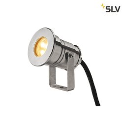 LED Bodenstrahler DASAR PROJECTOR LED Auenstrahler, 12-24V, 7W, 40, 3000K, IP68, Edelstahl
