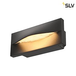 LED Wall recessed luminaire ADI LED Outdoor luminaire, 15,4W, 3000K, IP55, anthracite