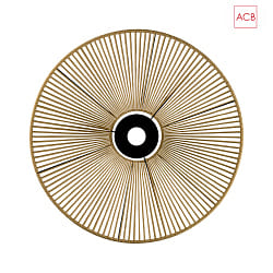 Abat-jour PAMELA 3913/70, couleur sable, noir