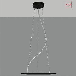 Abhnge-Kit fr Deckenleuchte LISBOA 3851/80, 3-fach, Kabel transparent, 250cm, Schwarz, On-Off / TRIAC