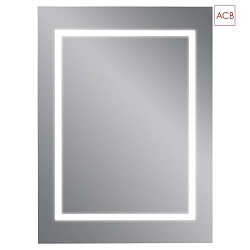 Specchio illuminato MUL 16/300-110 IP44, Opale, Bianco 