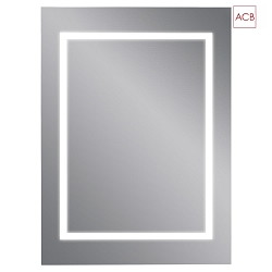 LED wall mirror MUL 16/300-110, IP44, 70 x 110cm, CRi >90, 54W 3000K 3835lm