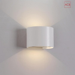 LED Auenwandleuchte KOWA 16/2033-14, IP54 IK06, 2x COB, 12W 3000K 850lm, Wei