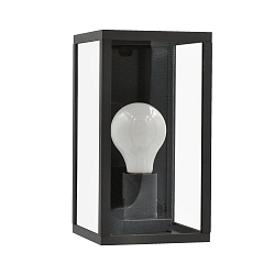 Lampada da parete CUBE 16/2039-12  E27 IP54, antracite dimmerabile