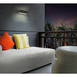 outdoor wall luminaire DRACO up / down IP54, anthracite 