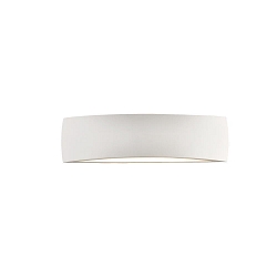 Lampada da parete ALBA 16/3386-30 su / gi, verniciabile E14 IP20, Opale, Bianco dimmerabile