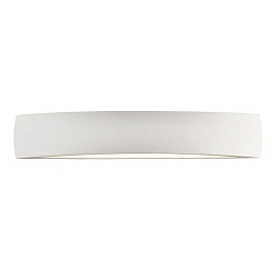 Lampada da parete ALBA 16/3386-53 su / gi, verniciabile E14 IP20, Opale, Bianco dimmerabile