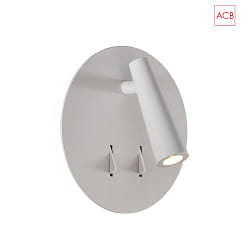 Lampe de lecture PANAU 16/3660 avec interrupteur, rglable IP20, blanche