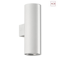 Wall luminaire ZOOM 16/3764-18, Up & Down, 2x GU10 max. 10W (LED), white