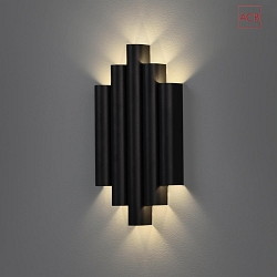 LED Wandleuchte ROBIN 16/3814, 10-flammig, Up & Down, 21W 3000K 1625lm, Schwarz