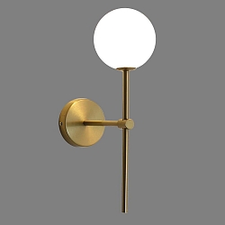 Luminaire mural DORIS 16/3820 G9 IP20, opale, blanche, or antique gradable