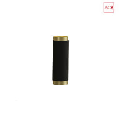 wall luminaire LUX 16/3989-2 IP20, gold, black glossy