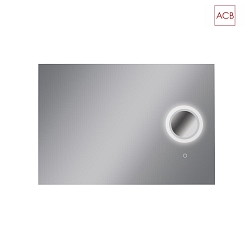 Specchio illuminato OLTER 16/9438-110 5 elemento IP44, Opale, Bianco 