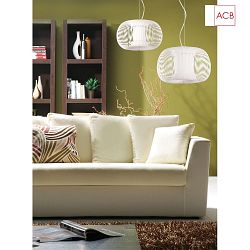 pendant luminaire MIRTA 3055/38 E27 IP20, white