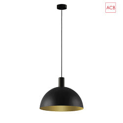 Luminaire  suspension TIGA 3707/25 E27 IP20, or, noir
