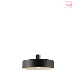 Luci a sospesione JARVIS 3708/30 E27 IP20, nero lucido