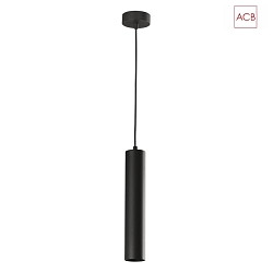 Pendant luminaire ZOOM 3764/32, GU10 max. 10W (LED), black